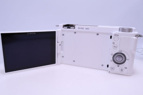 Sony Mirrorless Interchangeable Lips 27 Zv-E10 Vlog Vlogcam Aps-C (White)(