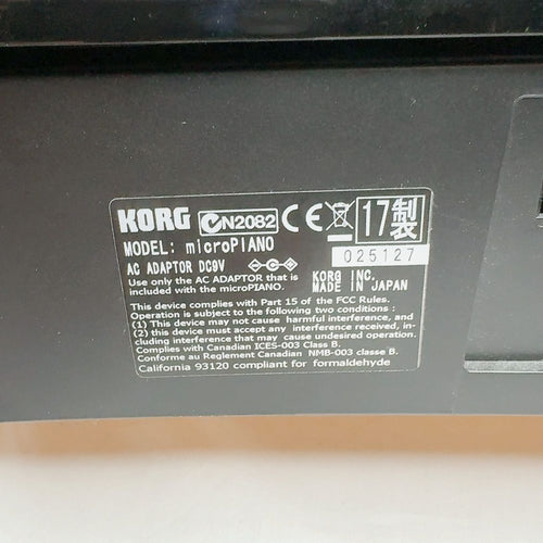 Korg Keyboard Electronic Piano Micropiano