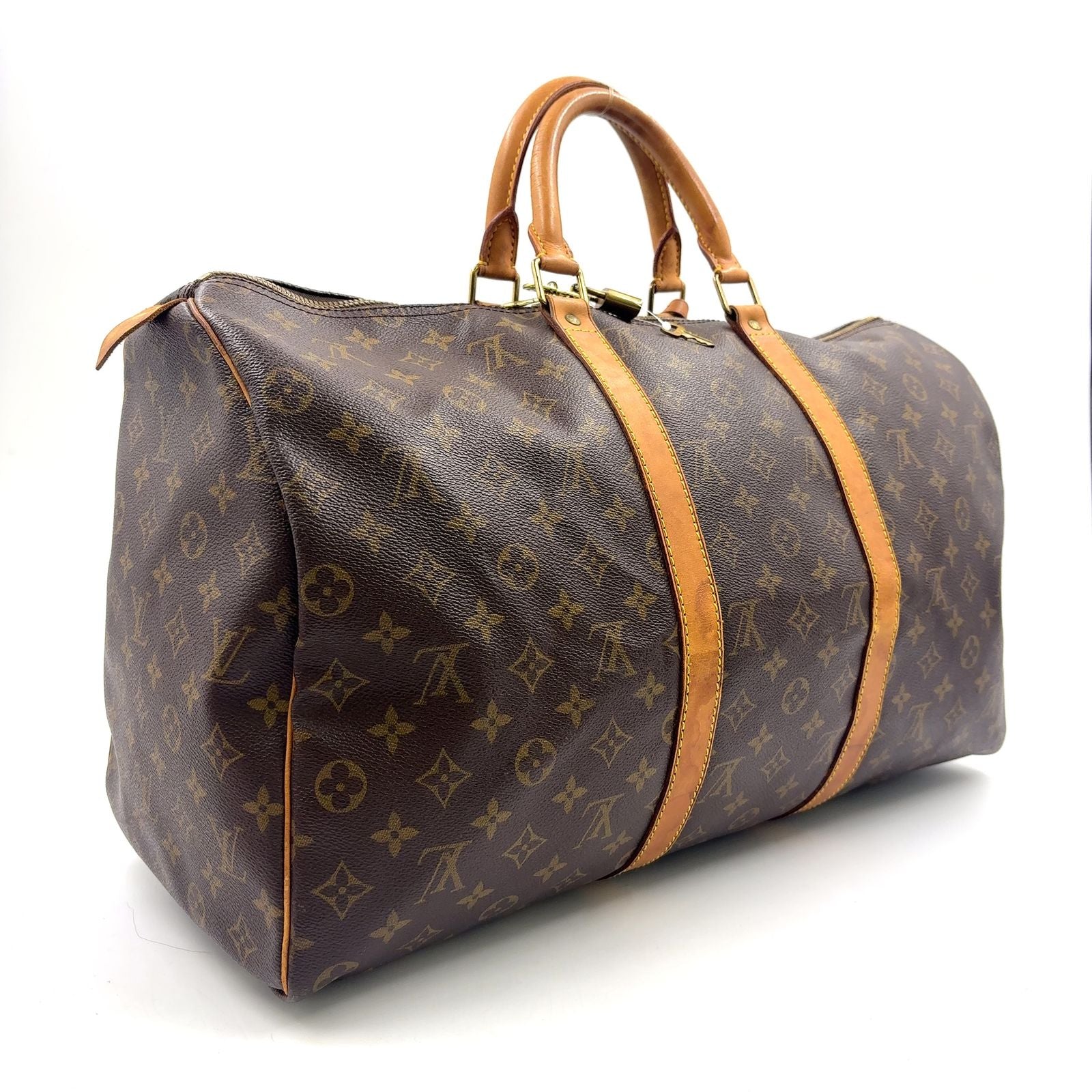 Louis Vuitton Boston Bag Travel 50 Pvc M41426