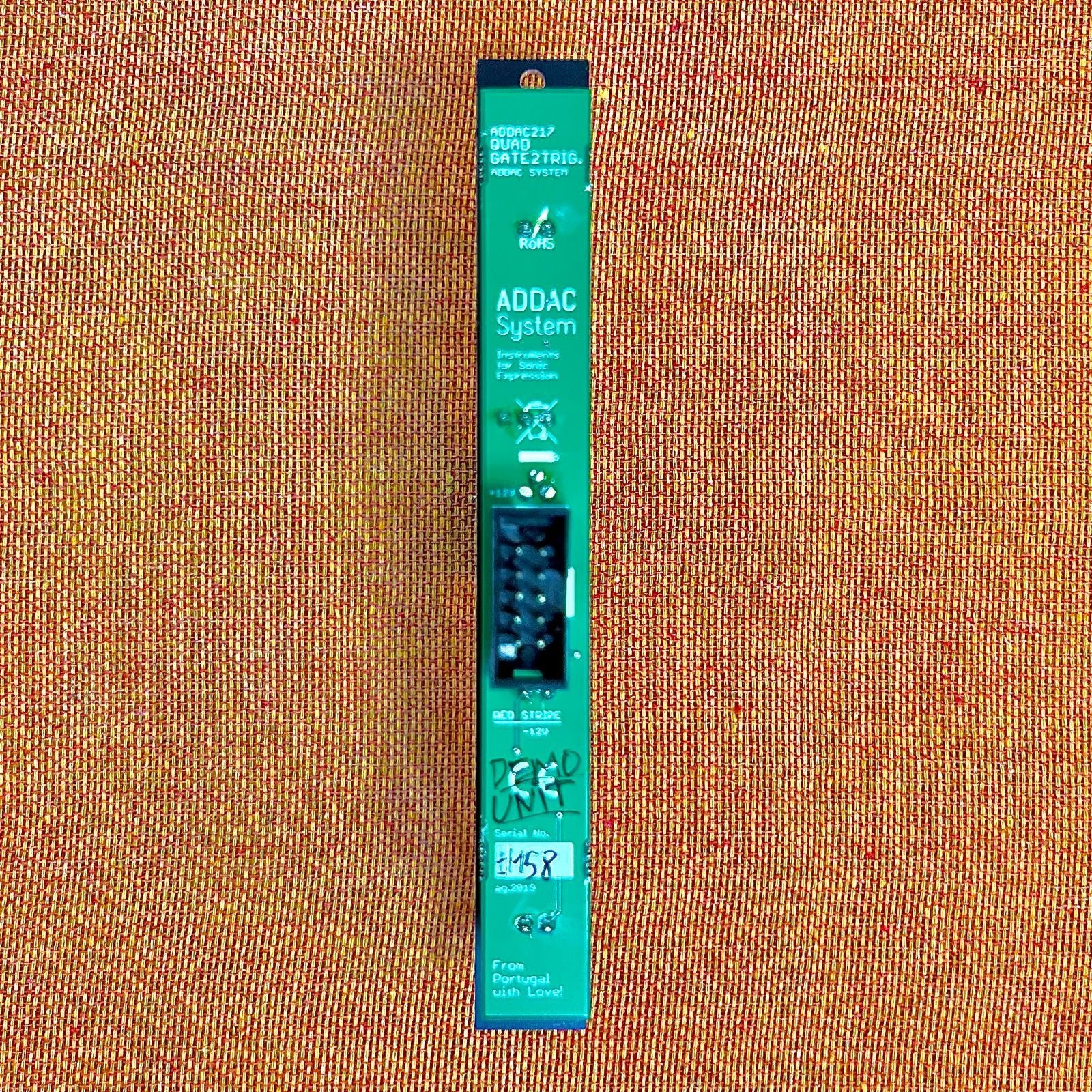 Modular Synthesizer Addac System: Addac217 Quad Gate To Trigger