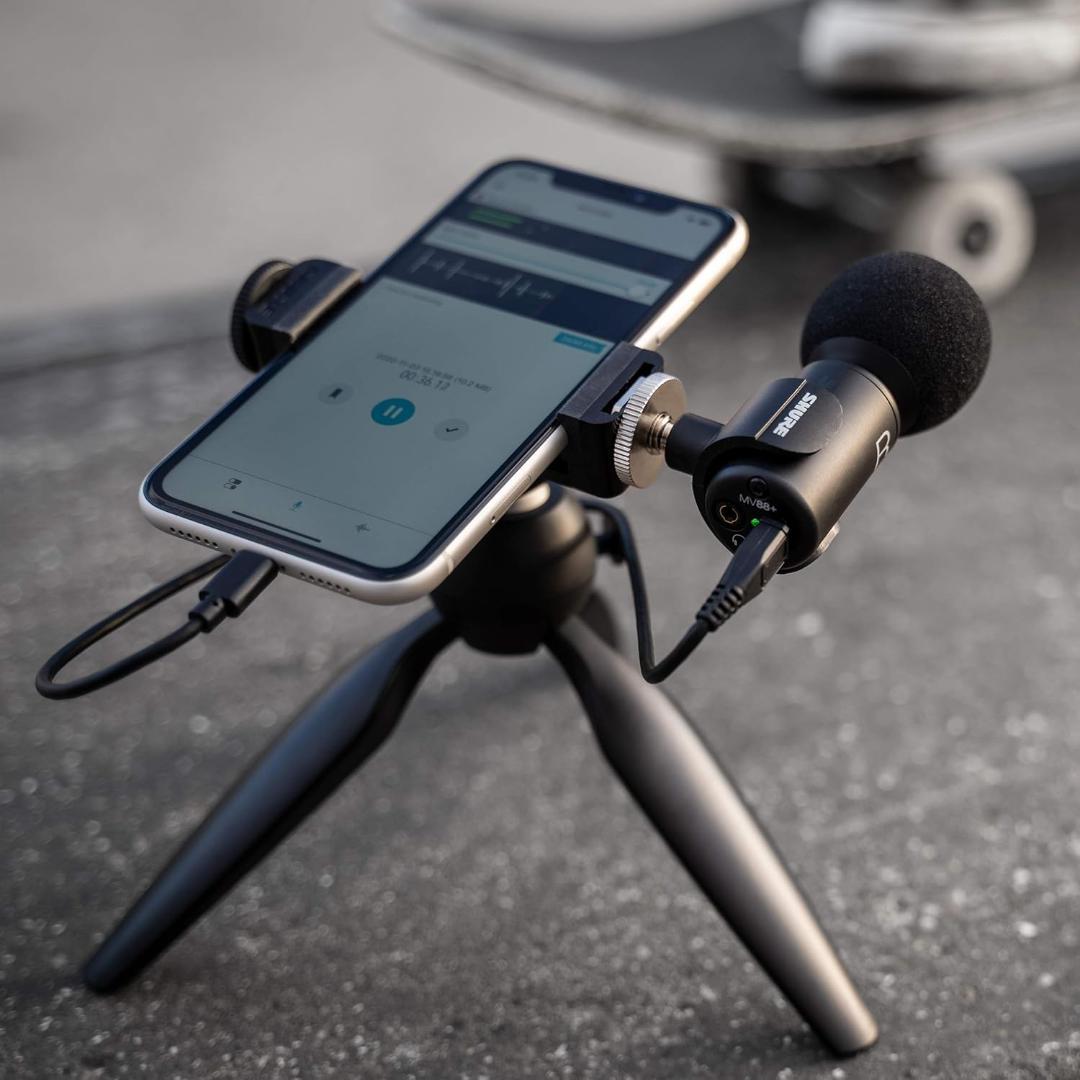 Shure Condenser Microphone Mv88+