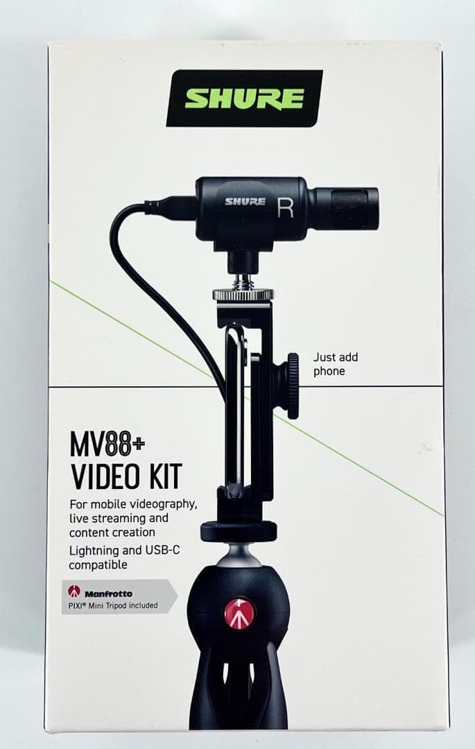 Shure Condenser Microphone Mv88+