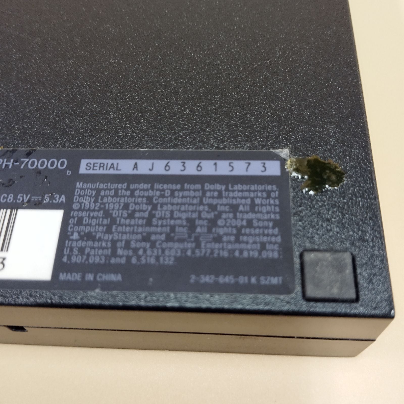 Playstation2 Body D4324 Ps2 Scph-70000Cb