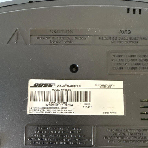 Bose Radio And Boombox Wave Radio/Cd