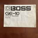 Boss Guitar Effects Units Ge-10