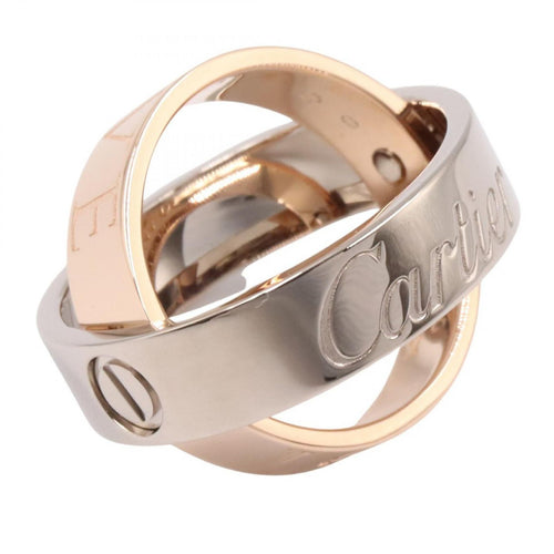 Cartier Ring K18Pg K18Wg Used A