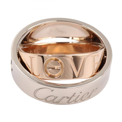 Cartier Ring K18Pg K18Wg Used A