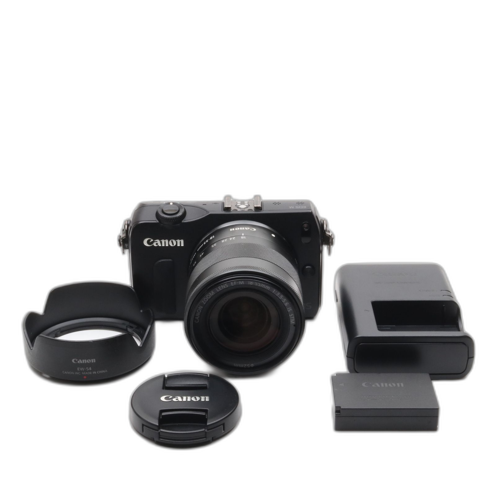 Digital Slr Canon Eos M Ef-M18-55Mm F3.5-5.6 Is Stm Eosmbk-18-55Isstmlk