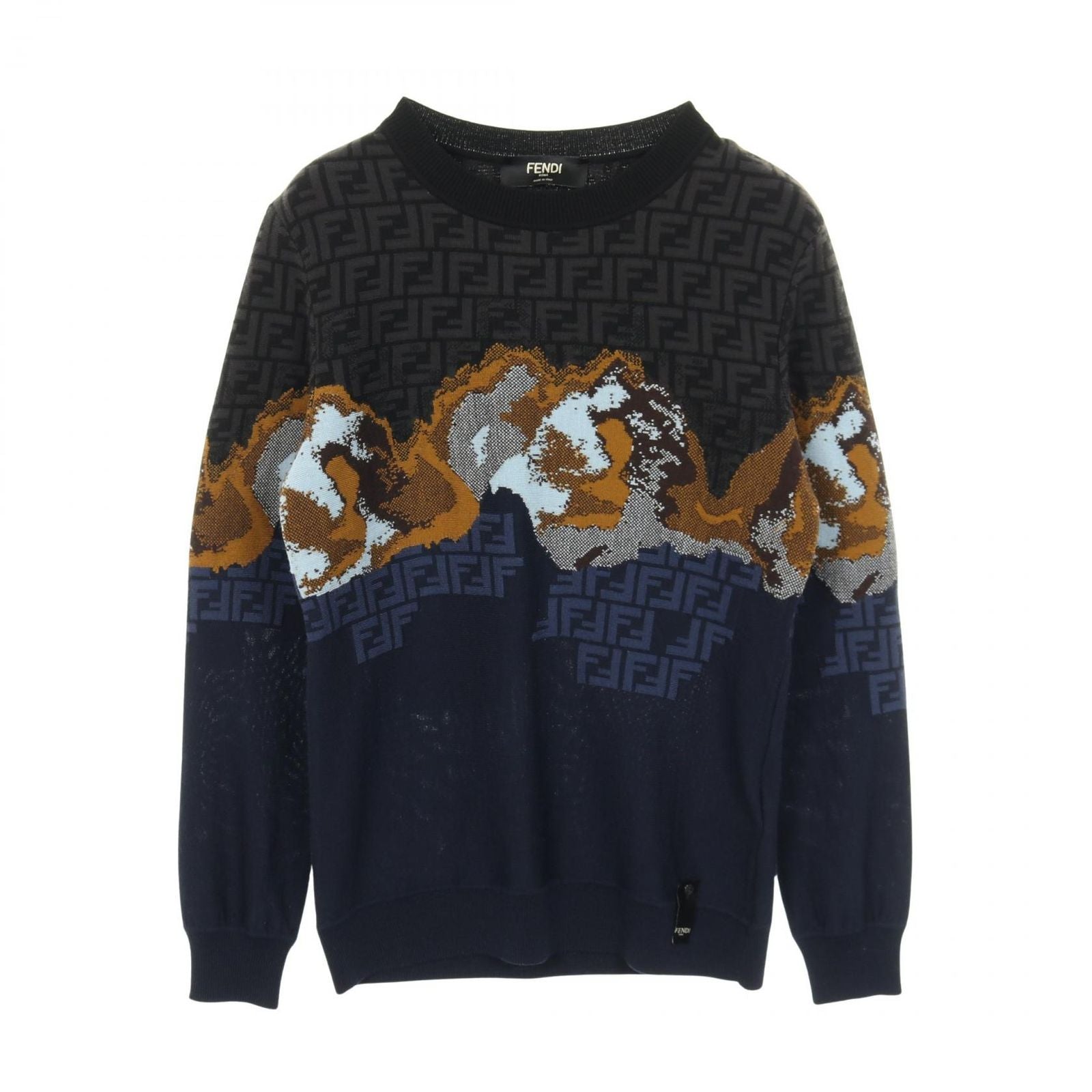 Fendi Knit Sweater Ff Used B