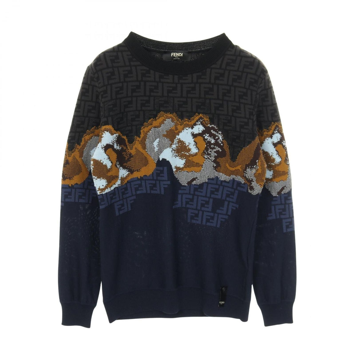 Fendi Knit Sweater Ff Used B