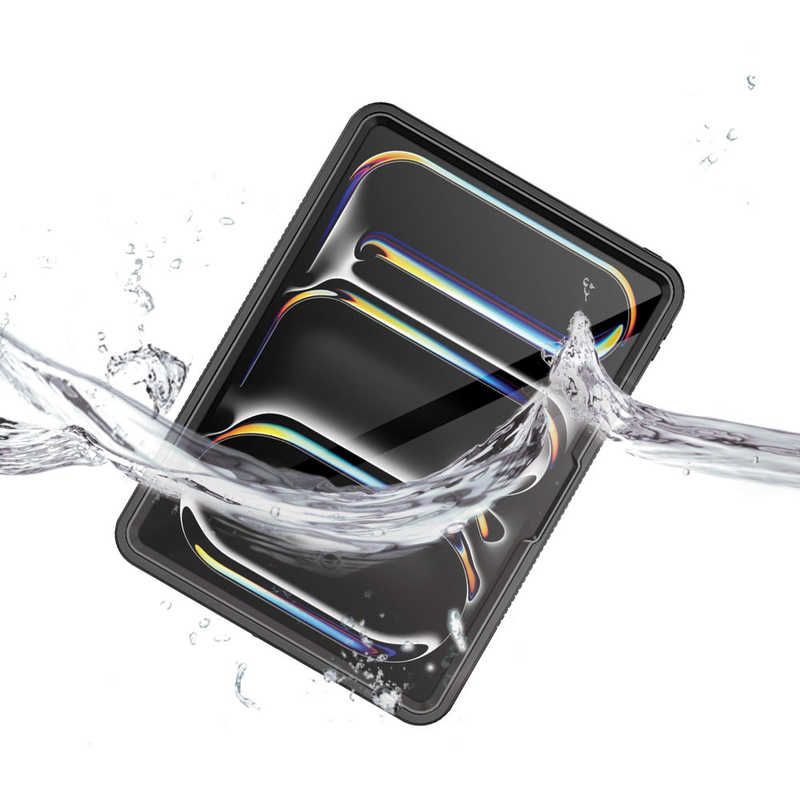 Ipad Case Armorx Ip68 Waterproof With Hand Strap For 11-Inchipad Pro (M4) Black