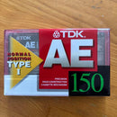 Tdk Cassette Tapes Ae 150 10