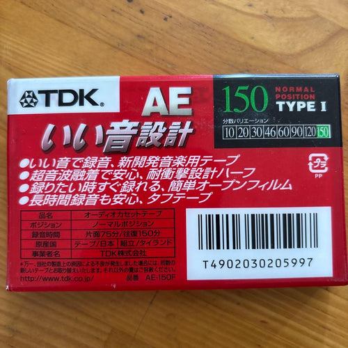 Tdk Cassette Tapes Ae 150 10
