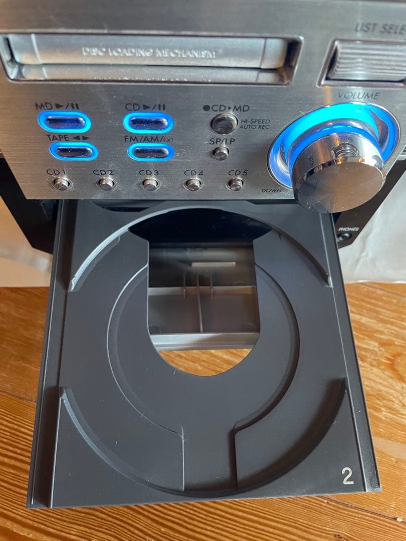 Panasonic Cd Md Cassette Deck Sa-Pm700Md