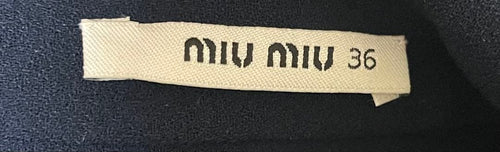 Miu Manches Longues Trois-Quarts Manches 36 Xs