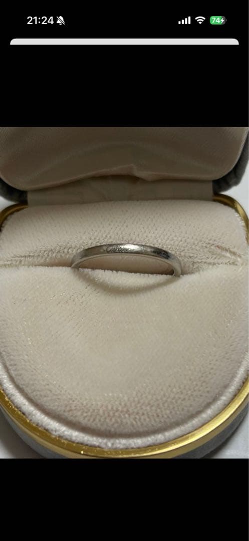 Cartier Rings Pt950 18
