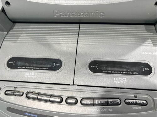 Panasonic Cd, Md Cassette Decks Rx-Dt75