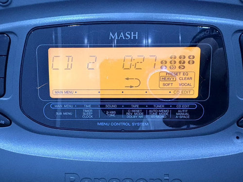 Panasonic Cd, Md Cassette Decks Rx-Dt75