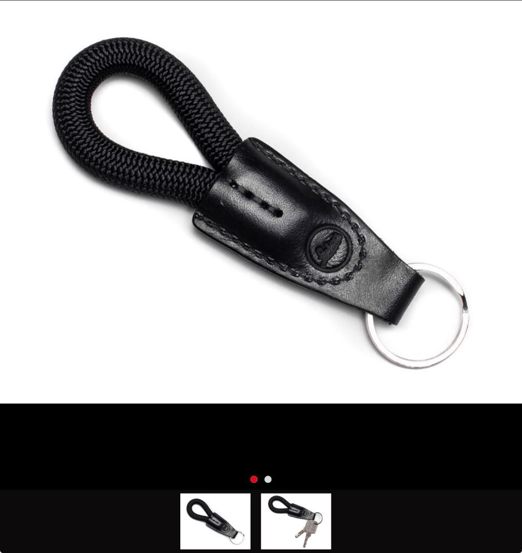 Leica Other Rope Key Chain Black 19650