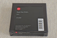 Leica Other Rope Key Chain Black 19650