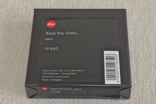 Leica Other Rope Key Chain Black 19650