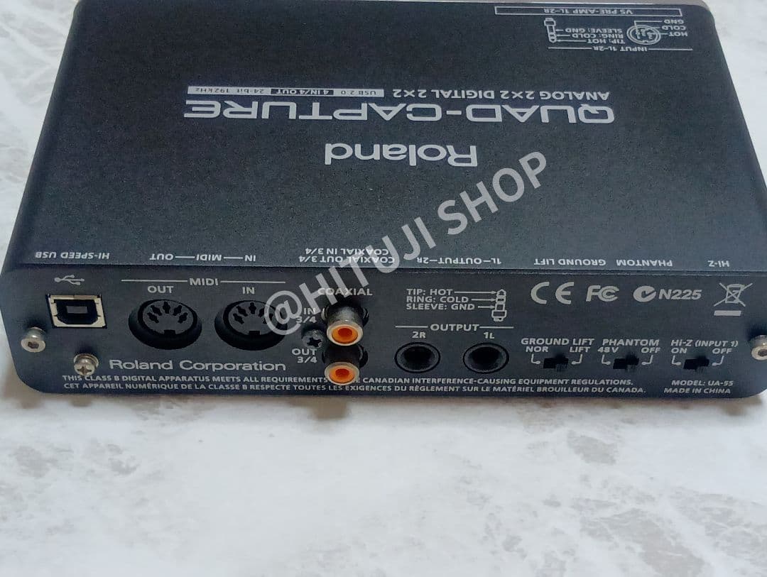 Roland Audio Interfaces Quad Capture Ua-55