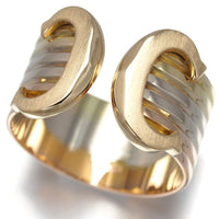 Cartier Ring 2C C C2 Lm 53 K18Yg/Wg/Pg #194818