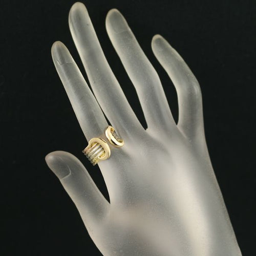 Cartier Ring 2C C C2 Lm 53 K18Yg/Wg/Pg #194818