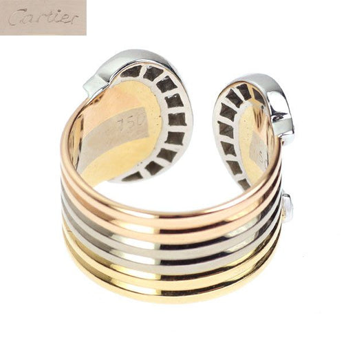 Cartier Ring K18Yg/Wg/Pg 2C 50