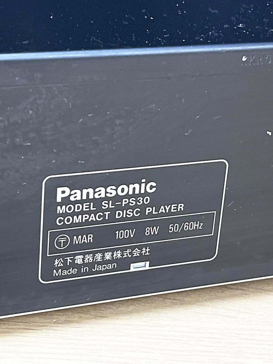 Cd Md Cassette Deck Panasonic Sl-Ps30