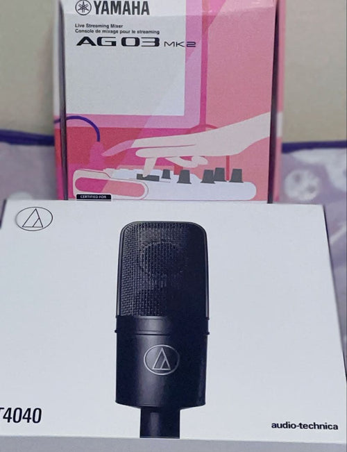 Audio Technica Condenser Microphone Audio-Technica At4040 Yamaha Ag03 Mk2