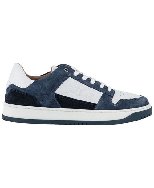 Karl Lagerfeld Sneakers Karlagerfeld Mens Roland Lace Up Sneaker Blue