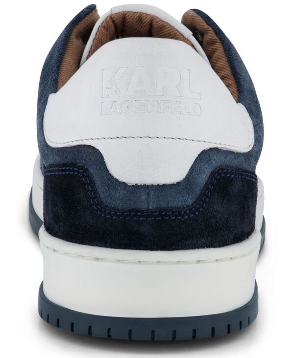 Karl Lagerfeld Sneakers Karlagerfeld Mens Roland Lace Up Sneaker Blue
