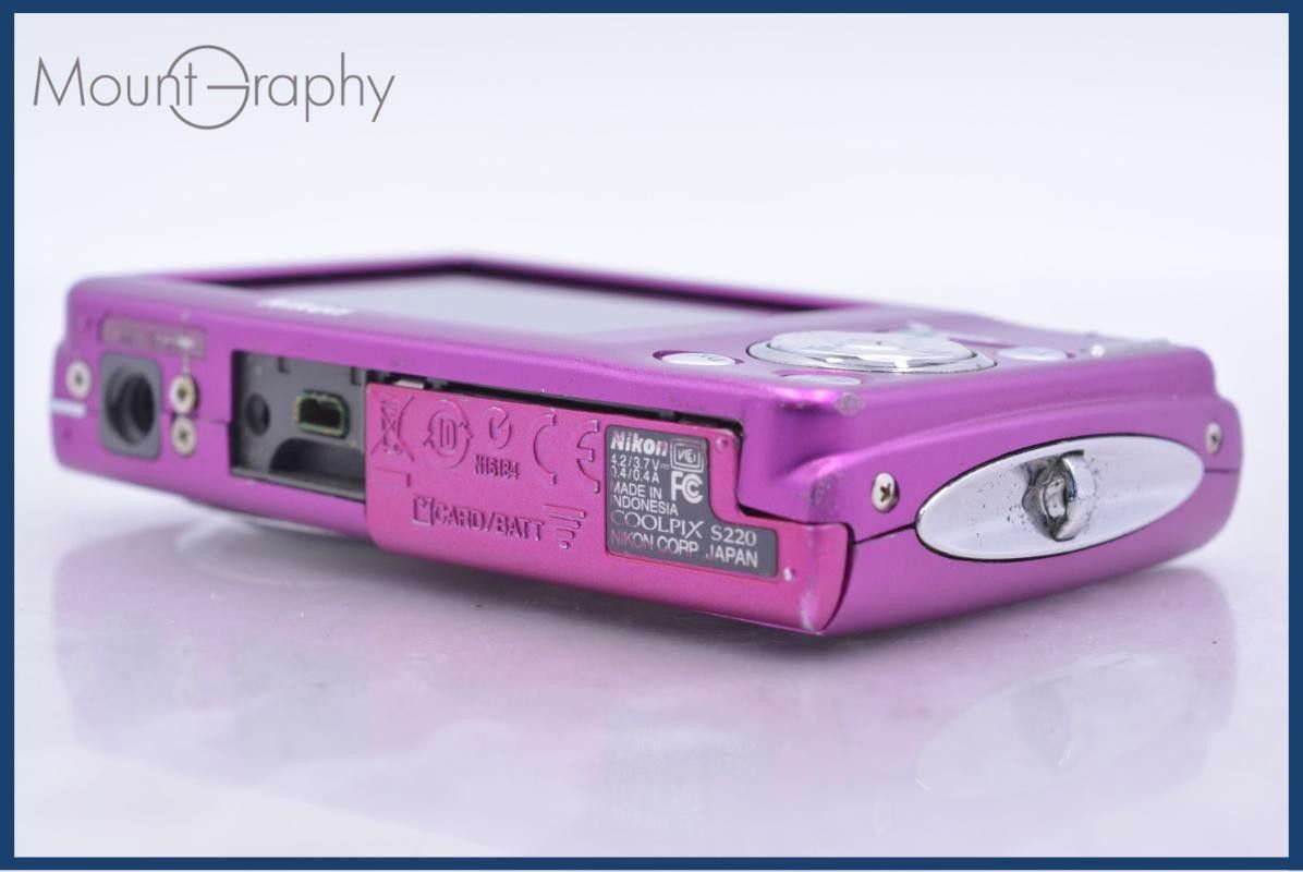 Compact Digital Camera Nikon Coolpix S220 3X #Yk7410