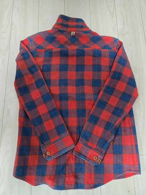 Visvim Flannel Shirts Black Elk 14Ss Red