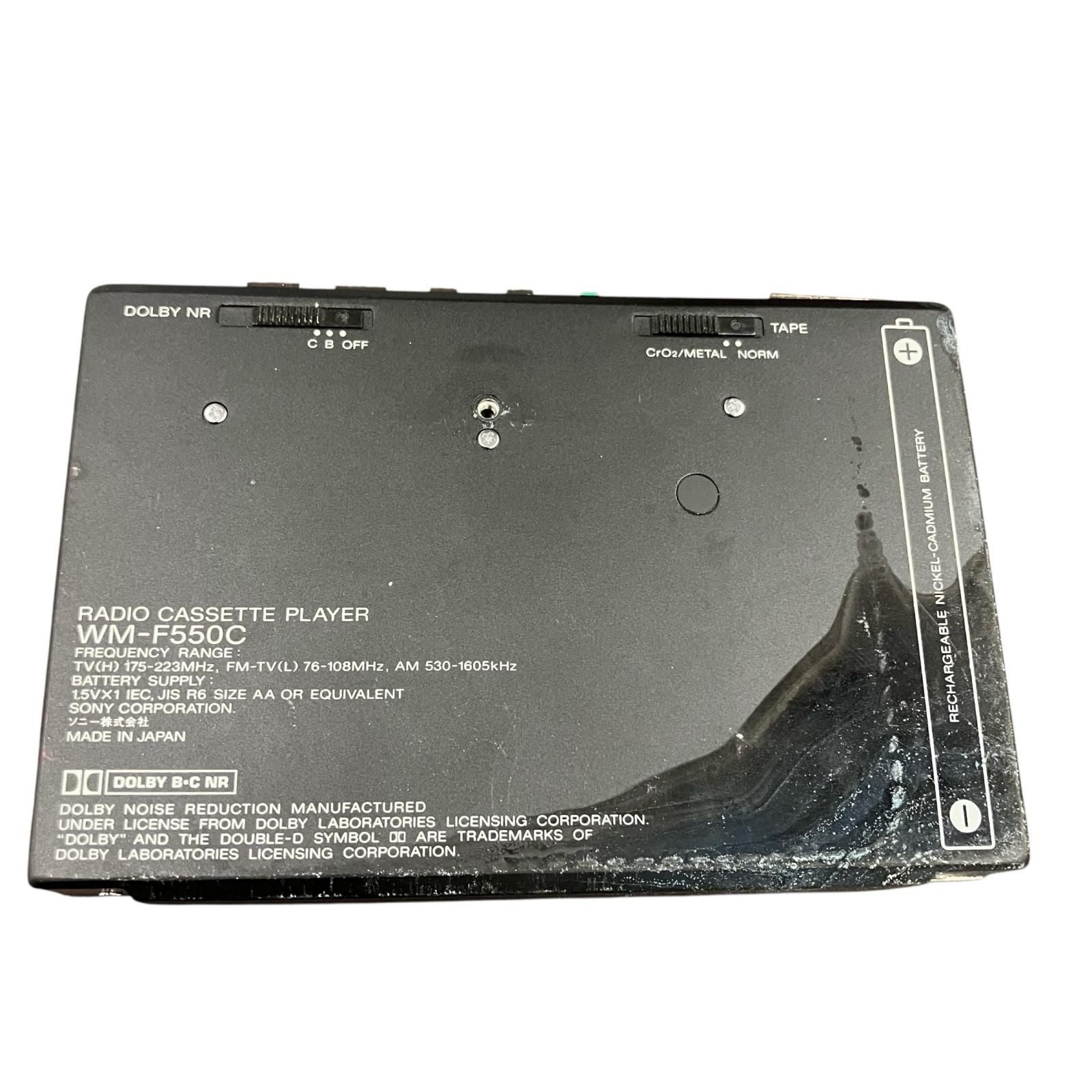 Sony Cassette Player 113032 Walkman Wm-F550C