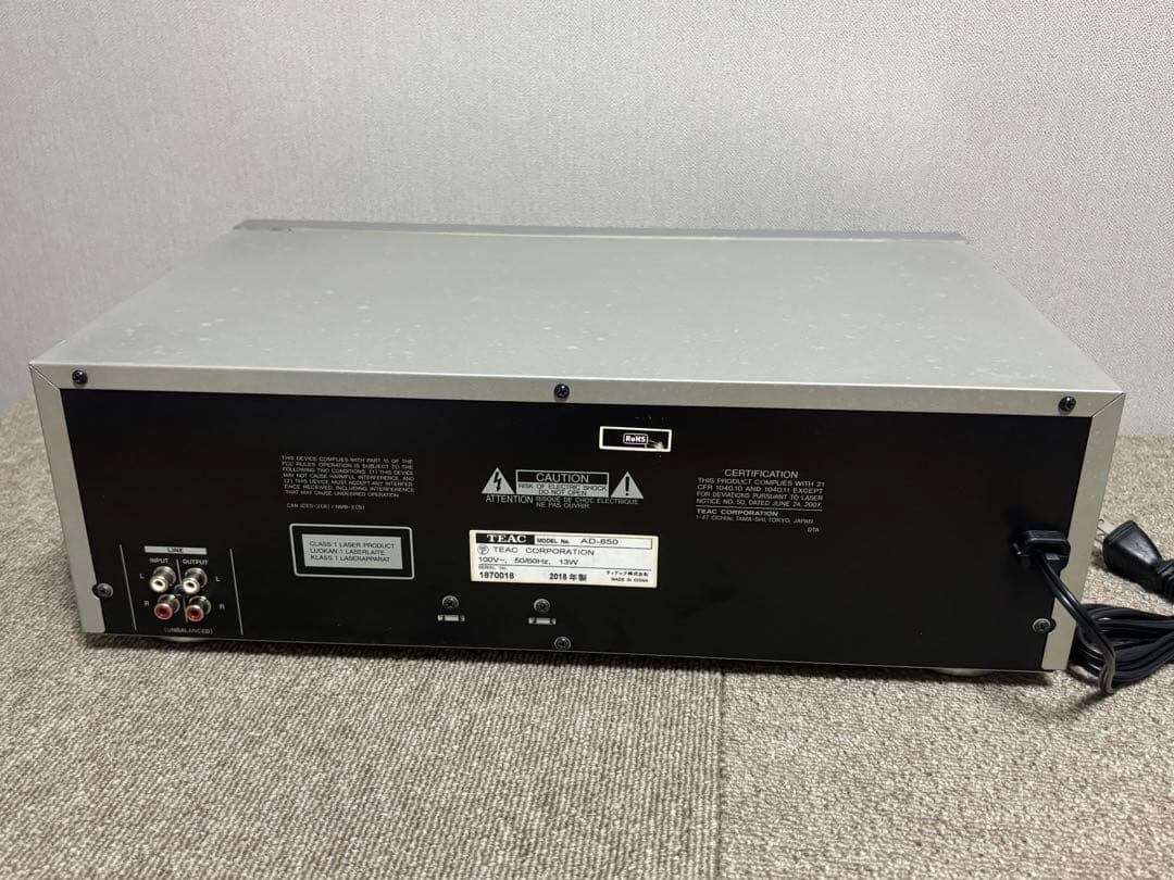 Teac Cd, Md Cassette Decks Ad-850