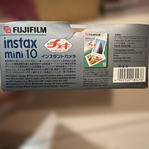 Fujifilm Instant Camera Body Instax Mini 10