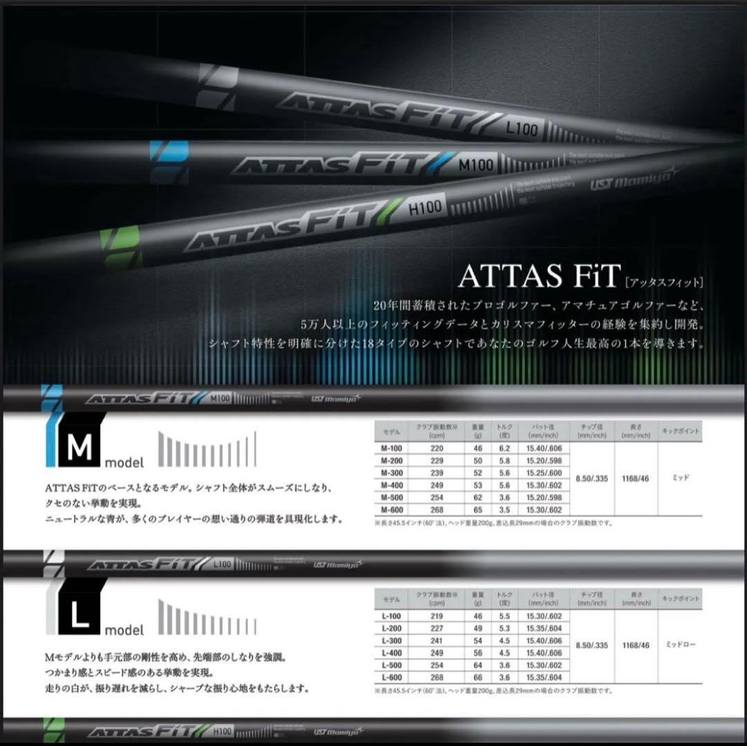 Taylormade Shaft Ust Mamiya Attas Fit M500