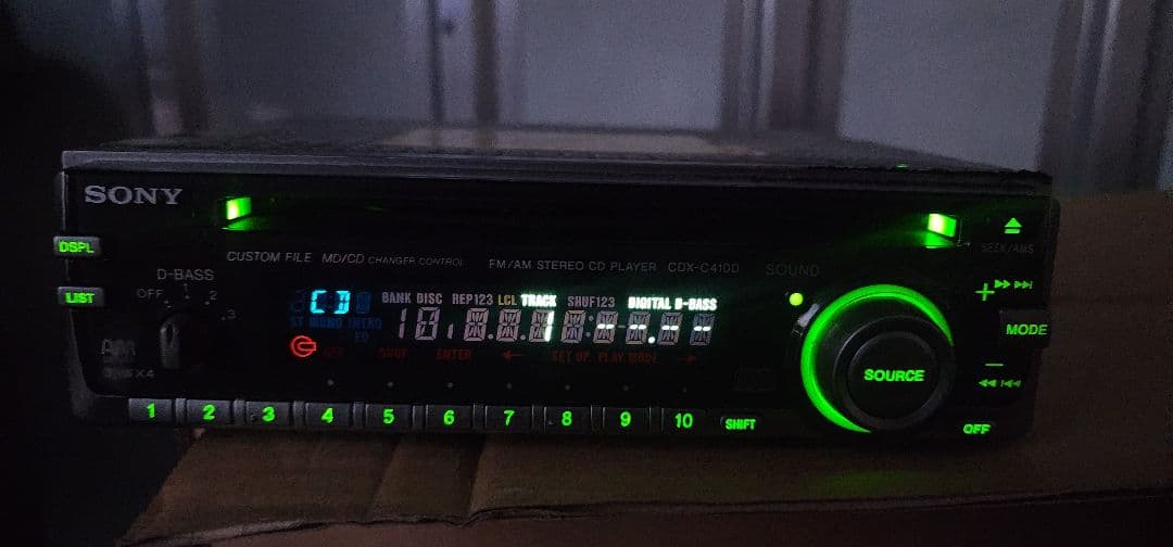 Sony Cd, Md Cassette Decks Cdx-C4100 Junk