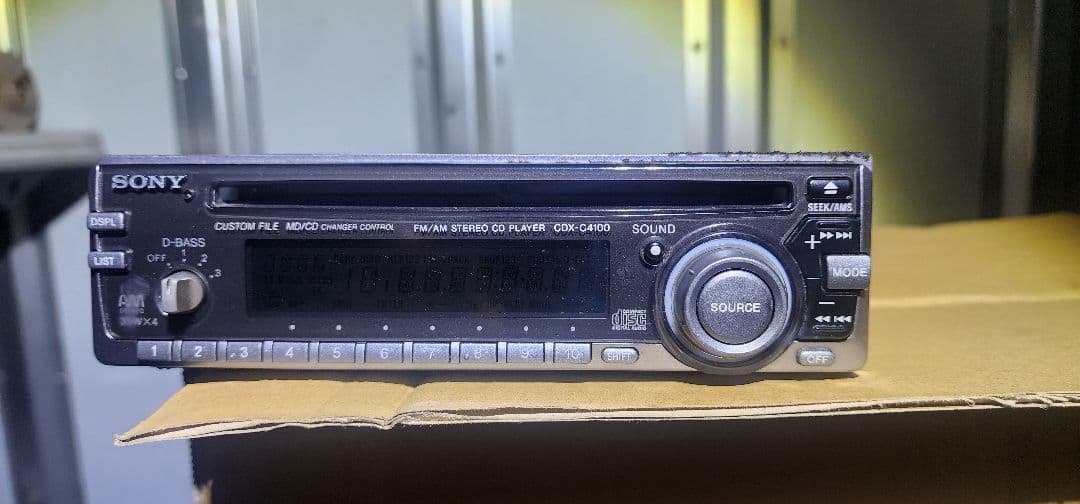 Sony Cd, Md Cassette Decks Cdx-C4100 Junk