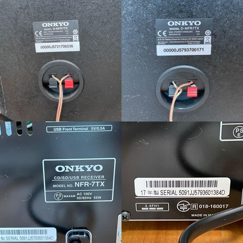 Onkyo Mini Component Systems Nfr-7Tx Cd/Sd/Usb/Bluetooth