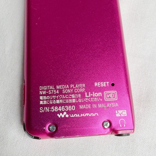 Sony Digital Audio Player Nw-S754