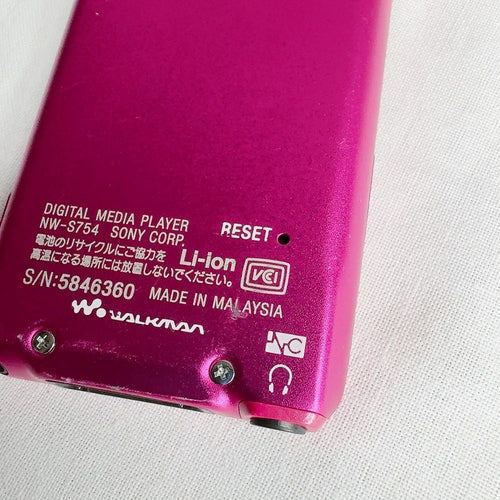Sony Digital Audio Player Nw-S754