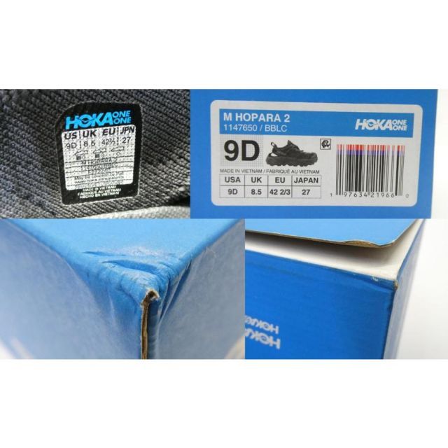 Hoka Oneone Sandals One 1147650 M Hopara 2 Black Wt5169