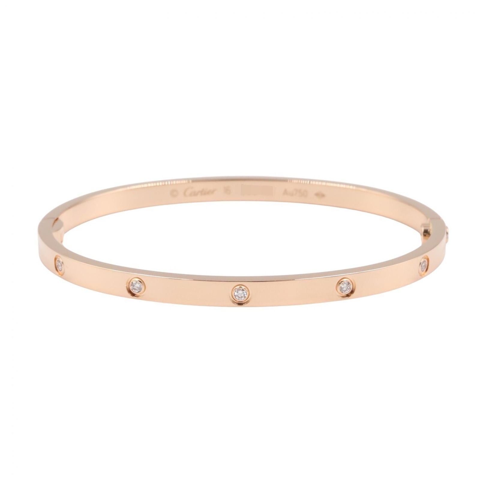Cartier Bracelet 10Pd Crb6047916 15 K18Pg Used A