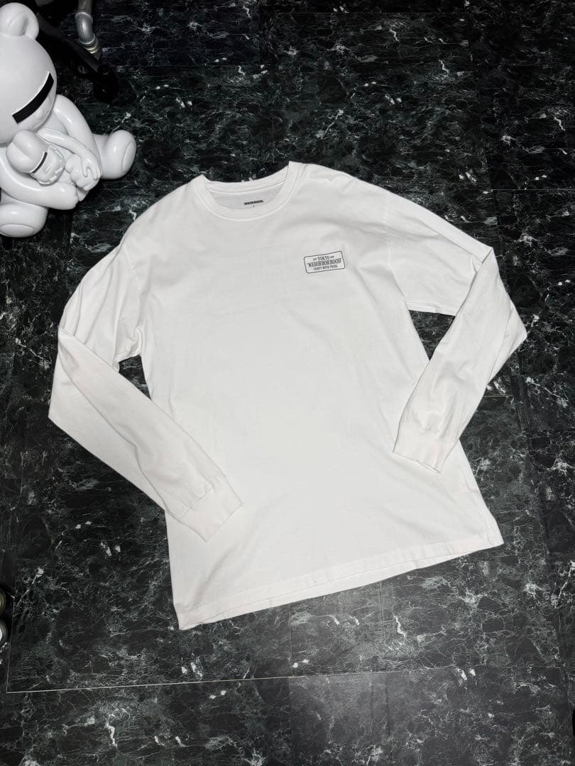 Neighborhood Medium/Long-Sleeve T-Shirts T L Wht