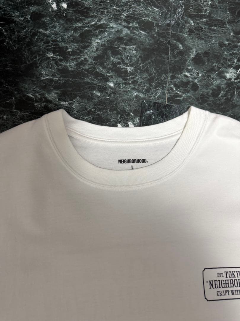 Neighborhood Medium/Long-Sleeve T-Shirts T L Wht