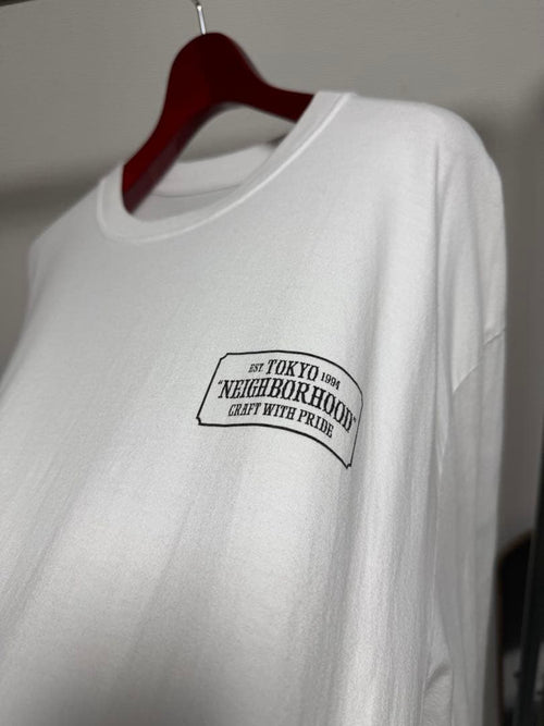 Neighborhood Medium/Long-Sleeve T-Shirts T L Wht
