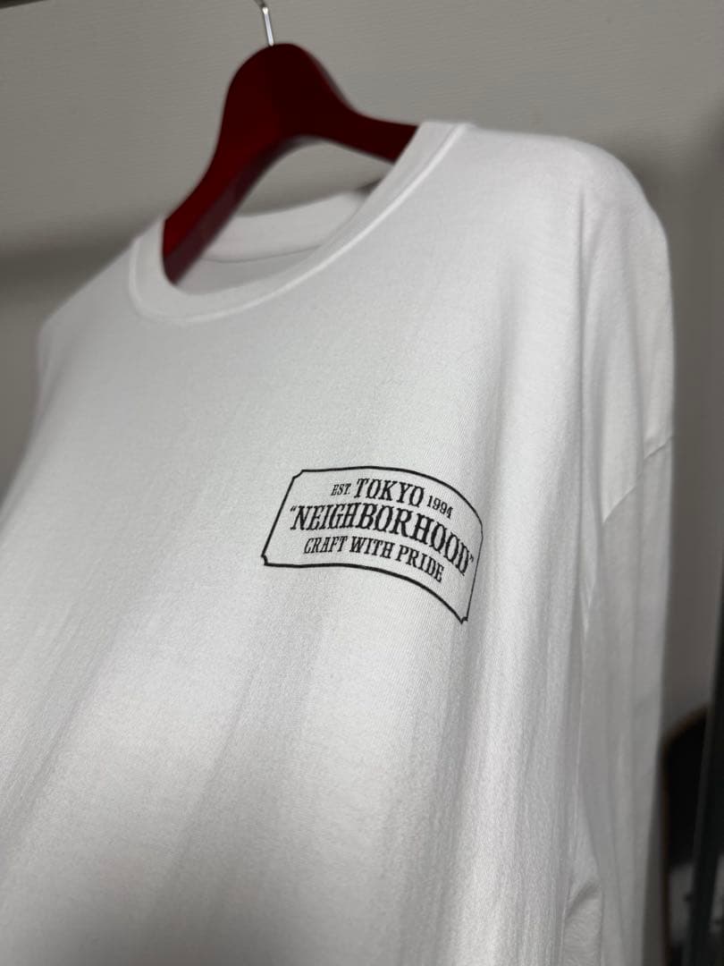 Neighborhood Medium/Long-Sleeve T-Shirts T L Wht